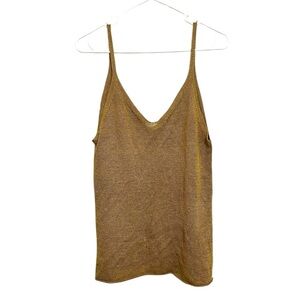 2/$30 Zara - Dark Mustard Knit Sleeveless Tank Top/Blouse